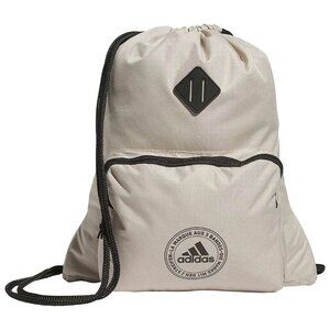 Adidas Classic 3S 2 Sackpack Backpack Knapsack Wonder Beige NWT Back Pack Bag